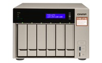 QNAP TVS-673e-4G NAS Tower Eingebauter Ethernet-Anschluss Grau (Grau)