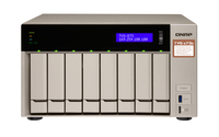 QNAP TVS-873e-4G NAS Tower Eingebauter Ethernet-Anschluss Grau (Grau)