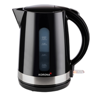 Korona 20232 Wasserkocher 1,7 l 2200 W Schwarz, Edelstahl