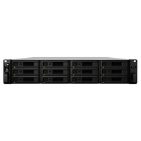Synology RackStation RS3618xs NAS Eingebauter Ethernet-Anschluss Schwarz (Schwarz)