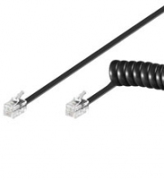 Wentronic 4m RJ-10 Cable (Schwarz)