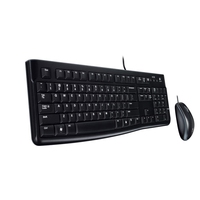 Logitech Desktop MK120, US (Schwarz)
