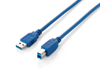 Equip USB A - USB B M/M 1.8 m (Blau)