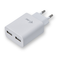 i-tec USB Power Charger 2 Port 2.4A (Weiß)