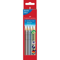 Faber-Castell 110993 Buntstift Blau, Grün, Grau 5 Stück(e) (Rot)