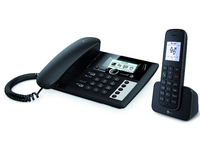 Telekom Sinus PA 207 Plus 1 Analoges/DECT-Telefon Anrufer-Identifikation Schwarz (Schwarz)