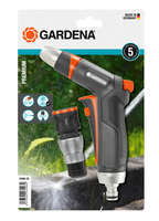 Gardena Premium Reinigungsspritzen-Set (Schwarz, Grau, Orange, Silber)