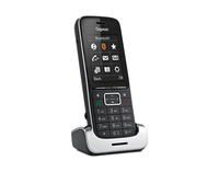 Gigaset SL450HX DECT-Telefon Schwarz, Silber (Schwarz, Silber)