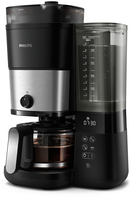 Philips All-in-1 Brew HD7900 Filterkaffeemaschine mit integriertem Mahlwerk (Schwarz)