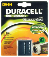 Duracell Camcorder Battery 7.4v 1440mAh Lithium-Ion (Li-Ion) 1440mAh 7.4V Wiederaufladbare Batterie (Schwarz)