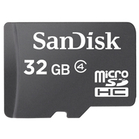 Sandisk microSDHC 32GB (Schwarz)