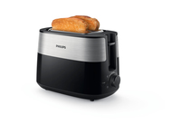 Philips Daily Collection HD2516/90 Toaster &ndash; 2 Scheiben, breite Toastkammer, Metall