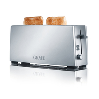 Graef TO 90 Toaster 2 Scheibe(n) 880 W Edelstahl (Edelstahl)