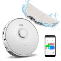 MEDION Saugroboter X10 SW, Wischfunktion, Lasernavigation, 2.700 Pa Saugkraft, No Go & Go Bereiche, pr&auml;zise Kartenerstellung, mehrere Etagen, App-Steuerung