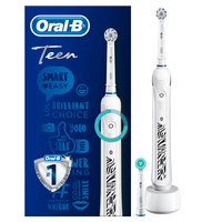 Oral-B Teen Teenager Rotierende-vibrierende Zahnbürste Weiß (Weiß)