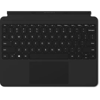 Microsoft Surface Go Signature Type Cover QWERTY Deutsch Schwarz Tastatur für Mobilgeräte (Schwarz)