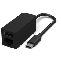 Microsoft Surface USB-C/Ethernet-USB Adapter Male USB Type-C Female RJ45/USB 3.1 Type-A Schwarz Kabelschnittstellen-/adapter (Schwarz)