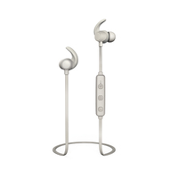 Hama WEAR7208GR Kopfhörer Kabellos im Ohr Anrufe/Musik Bluetooth Grau (Grau)
