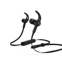 Hama Connect Kopfhörer Kabellos Ohrbügel, im Ohr Anrufe/Musik Bluetooth Schwarz (Schwarz)