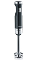 Graef HB502EU Mixer 0,7 l Pürierstab Schwarz, Silber (Schwarz, Silber)