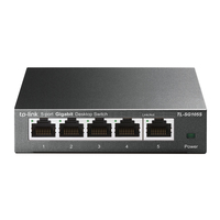 TP-LINK TL-SG105S Unmanaged L2 Gigabit Ethernet (10/100/1000) Schwarz (Schwarz)