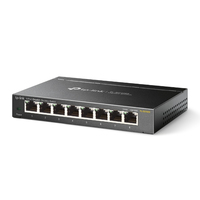 TP-LINK TL-SG108S Unmanaged L2 Gigabit Ethernet (10/100/1000) Schwarz (Schwarz)