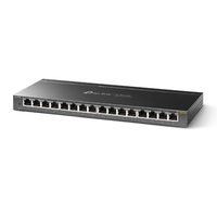 TP-LINK TL-SG116E Unmanaged Gigabit Ethernet (10/100/1000) Schwarz (Schwarz)