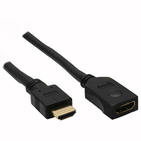 InLine 17633G HDMI-Kabel (Schwarz)