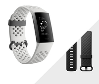 Fitbit Charge 3 Special Edition OLED Aktivit&auml;ts-Trackerarmband Graphit, Wei&szlig; (Graphit, Wei&szlig;)