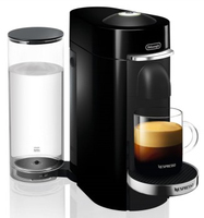 DeLonghi Nespresso Vertuo ENV 155.B Freistehend Vollautomatisch Espresso maker 1.7l 1Tassen Schwarz Kaffeemaschine (Schwarz)