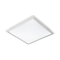 EGLO Competa 1 Deckenbeleuchtung Silber, Transparent, Weiß Nicht austauschbare Glühbirne(n) LED (Silber, Transparent, Weiß)