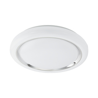 EGLO Capasso Deckenbeleuchtung Chrom, Weiß Nicht austauschbare Glühbirne(n) LED (Chrom, Weiß)