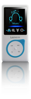 Lenco Xemio-668 MP3 Spieler 8 GB Blau, Weiß (Blau, Weiß)
