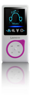 Lenco Xemio-668 MP3 Spieler 8 GB Pink, Weiß (Pink, Weiß)