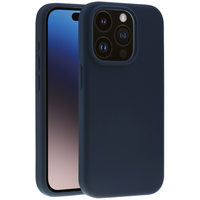 Vivanco Mag Hype Cover für iPhone 15 Pro, Magnetic Wireless Charging Support (Blau)