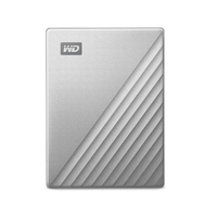 Western Digital WDBPMV0040BSL-WESN Externe Festplatte 4000 GB Silber (Silber)
