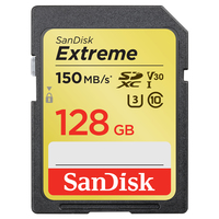 SanDisk Exrteme 128 GB Speicherkarte SDXC UHS-I Klasse 10 (Schwarz)