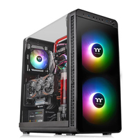 Thermaltake View 37 ARGB Edition Midi Tower Schwarz (Schwarz)
