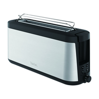 Tefal TL4308 Toaster 2 Scheibe(n) 1000 W Schwarz, Edelstahl (Schwarz, Edelstahl)