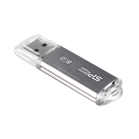 Silicon Power Ultima-II 8GB USB 2.0 Silber USB-Stick (Silber)