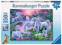 Ravensburger Kinderpuzzle - Einh&ouml;rner im Abendrot (Mehrfarbig)