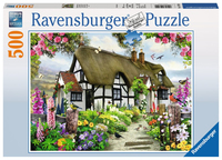 Ravensburger Puzzle - Verträumtes Cottage - 500 Teile (Mehrfarbig)