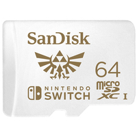 SanDisk SDSQXAT-064G-GNCZN Speicherkarte 64 GB MicroSDXC (Rot, Weiß)