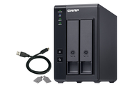 QNAP TR-002 Speicherlaufwerksgeh&auml;use HDD / SSD-Geh&auml;use Schwarz 2.5/3.5 Zoll