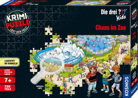 Kosmos Krimi Puzzle: Die drei? Kids - Chaos im Zoo