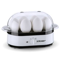 Cloer 6081 Eierkocher 6 Eier 350 W Weiß (Weiß)