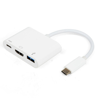 Vivanco 34293 laptop-dockingstation & portreplikator USB 3.2 Gen 1 (3.1 Gen 1) Type-C Weiß (Weiß)