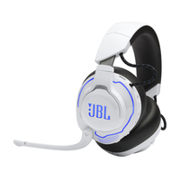 JBL Quantum 910P Kopfhörer Verkabelt & Kabellos Kopfband Gaming USB Typ-C Bluetooth Blau, Weiß (Blau, Weiß)