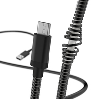 Hama Metal USB Kabel 1,5 m USB 2.0 USB A Micro-USB A Schwarz (Schwarz)