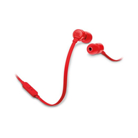 JBL TUNE 160 Kopfhörer Kabelgebunden im Ohr Rot (Rot)